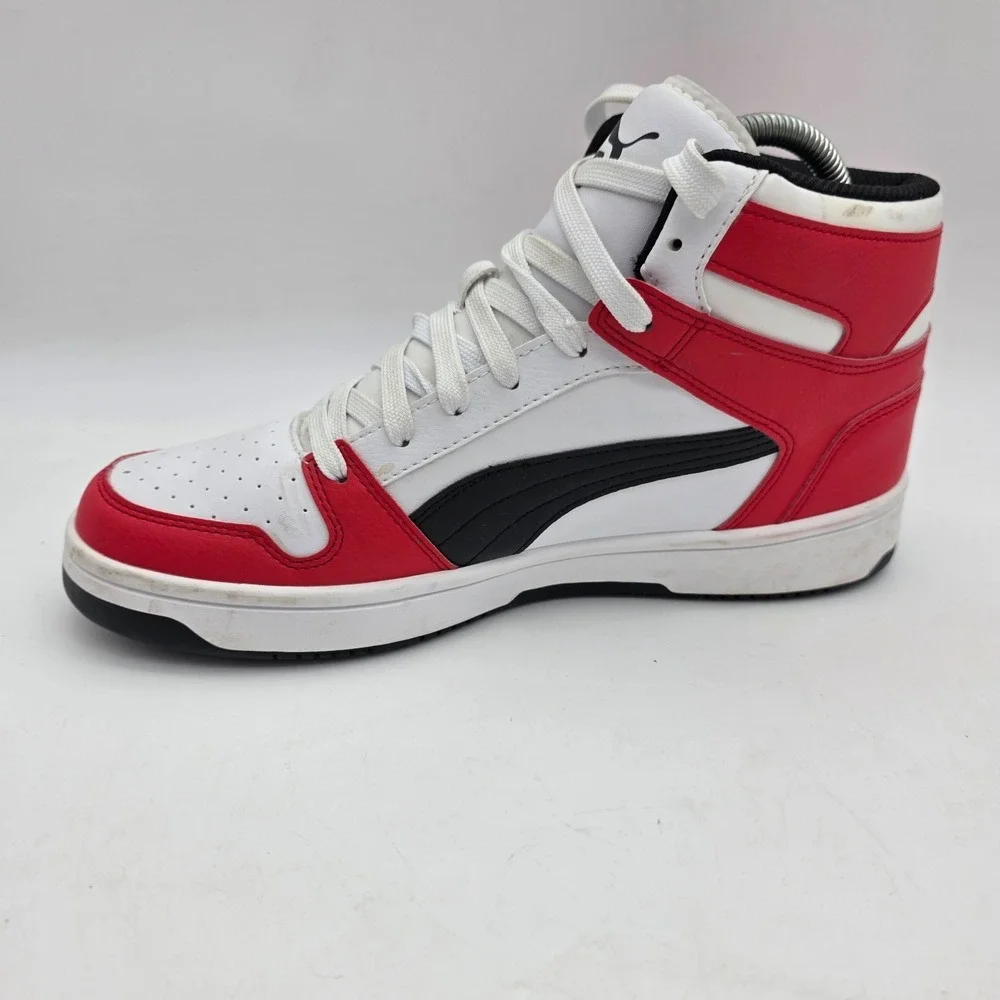 Puma Rebound LayUp High Top Red White Black 369573-14 US 9.5 Mens